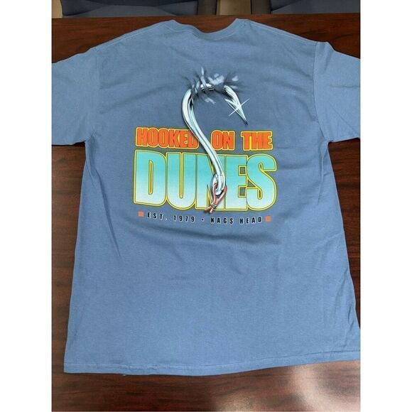 The Dunes Nags Head, North Carolina Men’s Short Sleeve Tee Shirt Size Large - Picture 3 of 8